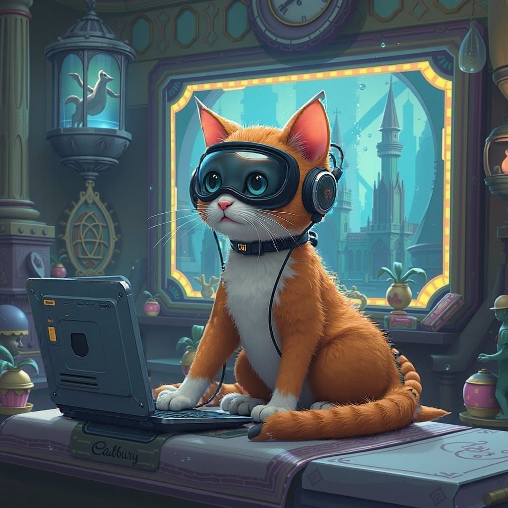 Cadbury Chocolate Bars in Vibrant Underwater City