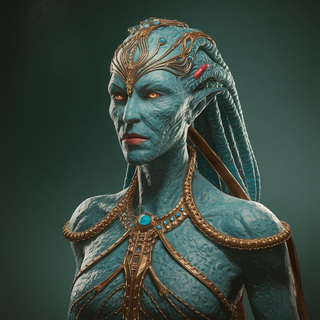 Sunlit Cerulean Creature Image