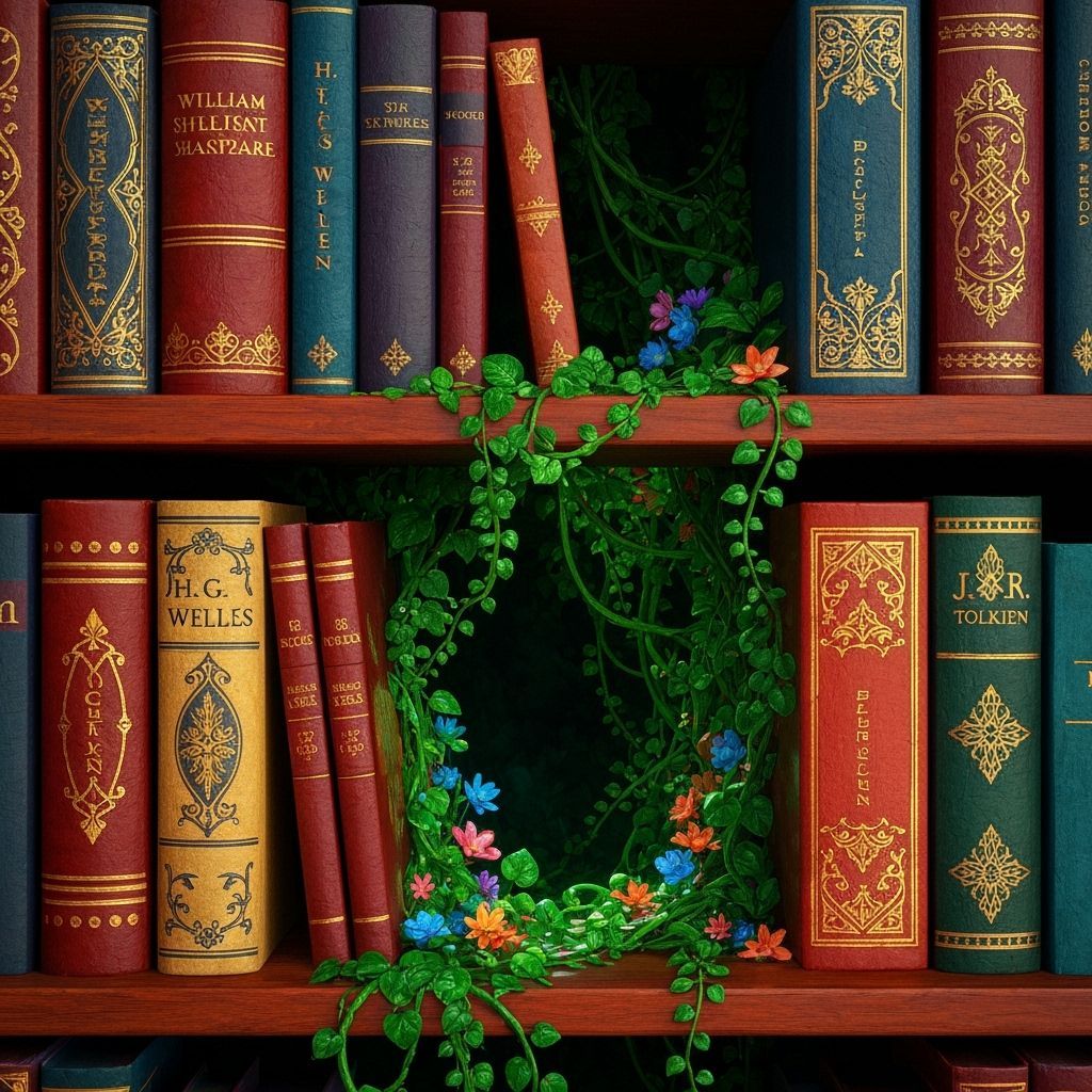 Plants in the bookshelf 1