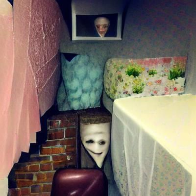 Eerie Dark Corner: A Study in Creepiness