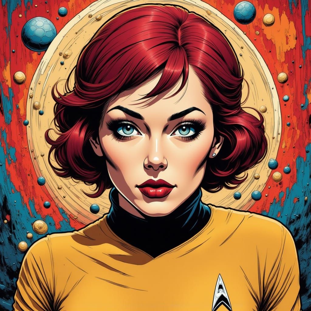 Pop Art Starfleet Crew Member