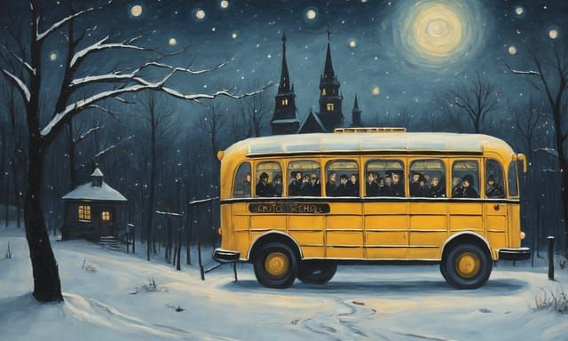 Gothic School Bus: A Dark Transformation