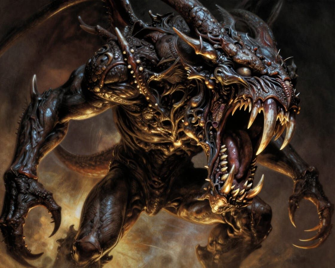 Monstrous Creature With Fangs in Eternal Return Cycle