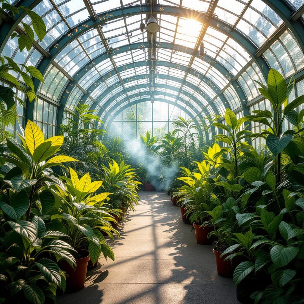 Botanist's Greenhouse in Cyberspace Style