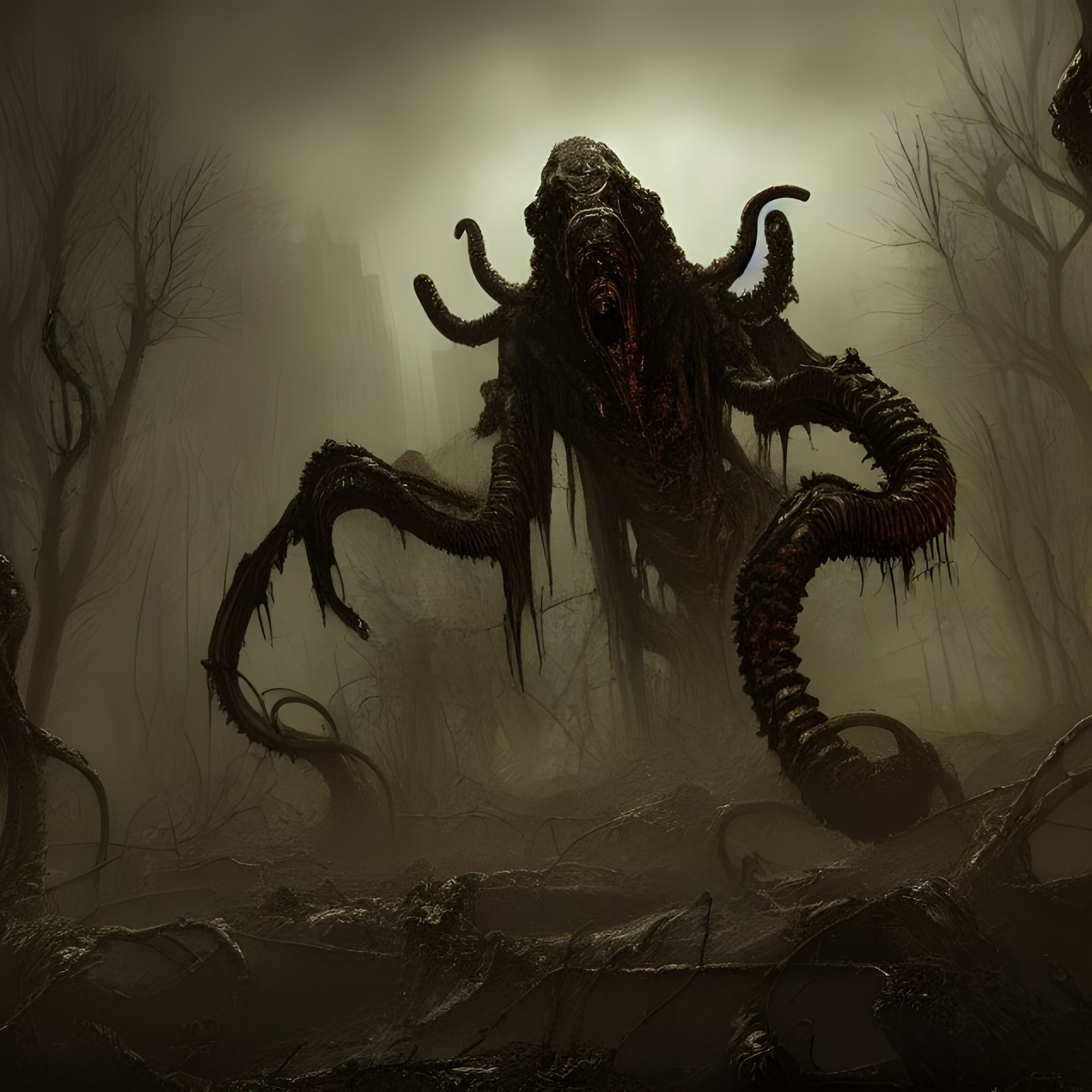 Post-Apocalyptic World Ruined by Elder God