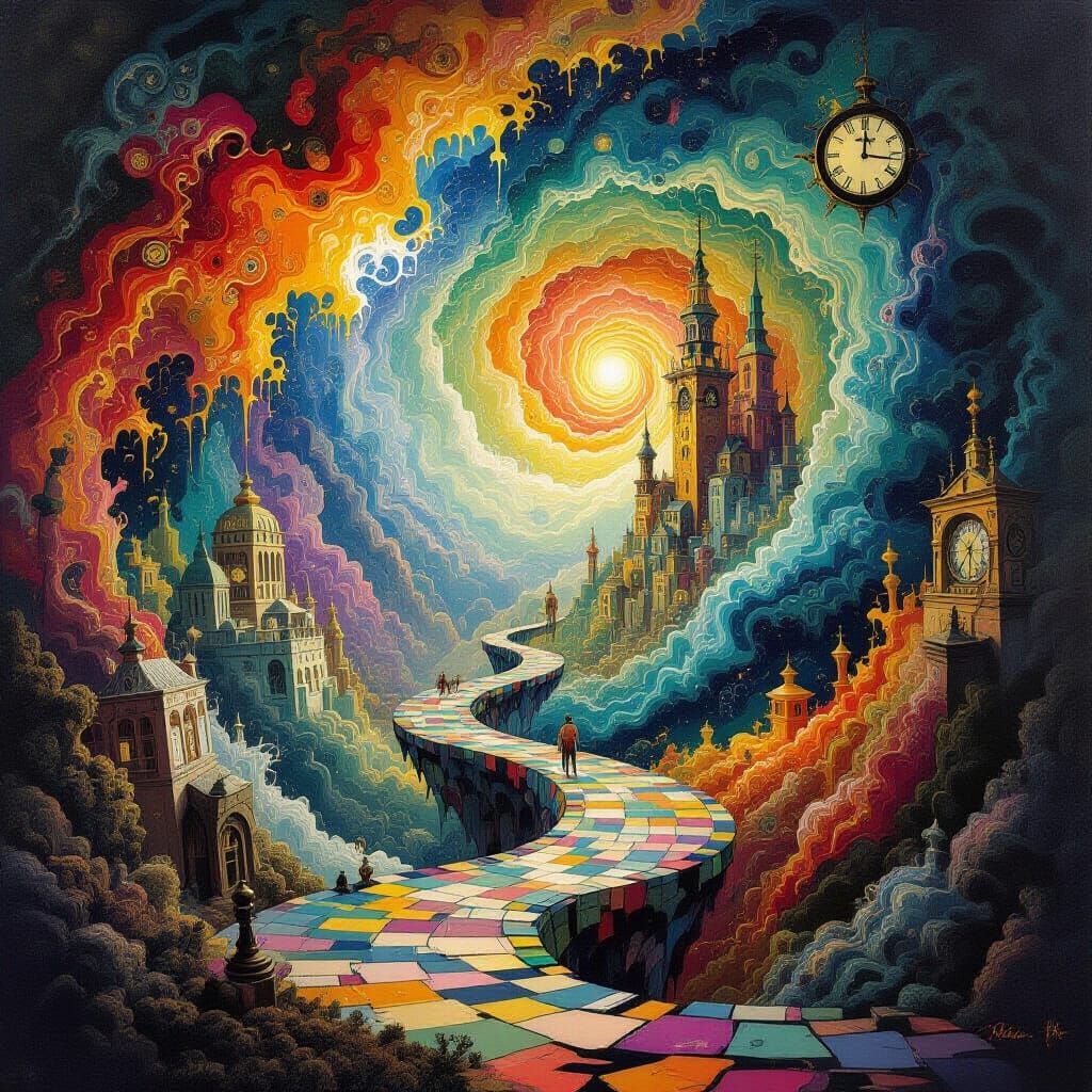 Surreal Dreamscape of Chaotic Imagination