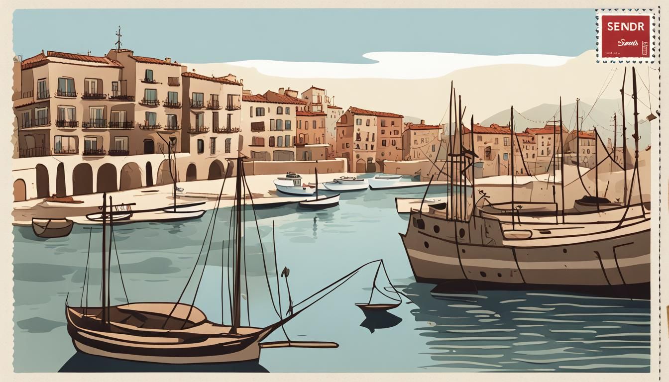 Port of Algeciras Postcard ⚓📬