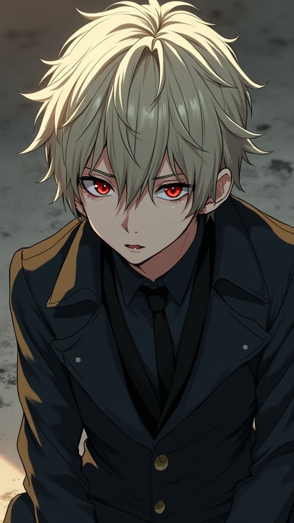 Tortured Ken Kaneki: Anime Concept Art in 8k