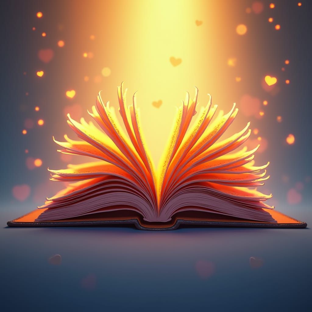 Animated Storybook Logo in Vibrant 3D Style