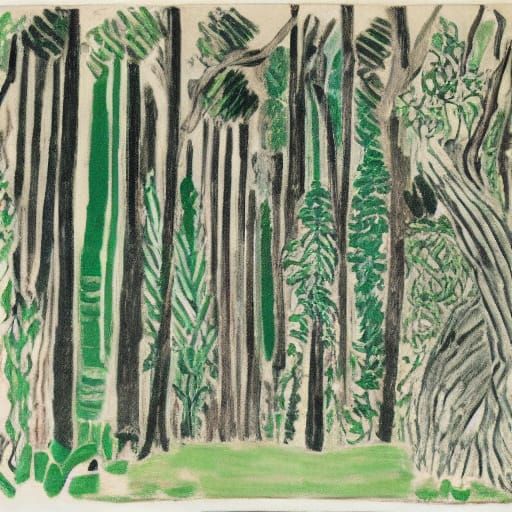 Fate Pursues Youth in a Haunting Forest Landscape