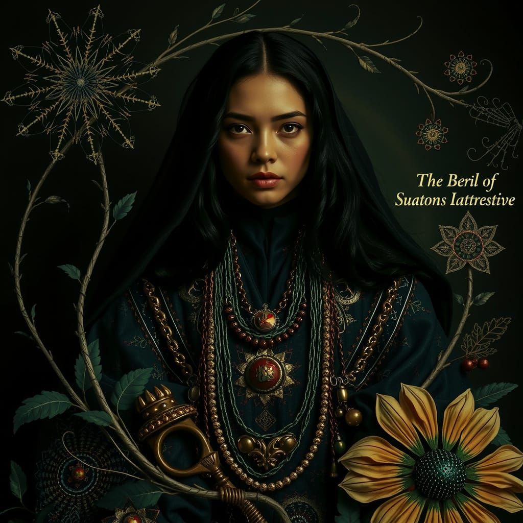 Fantastical Portrait With Deep Color And Intricate Details