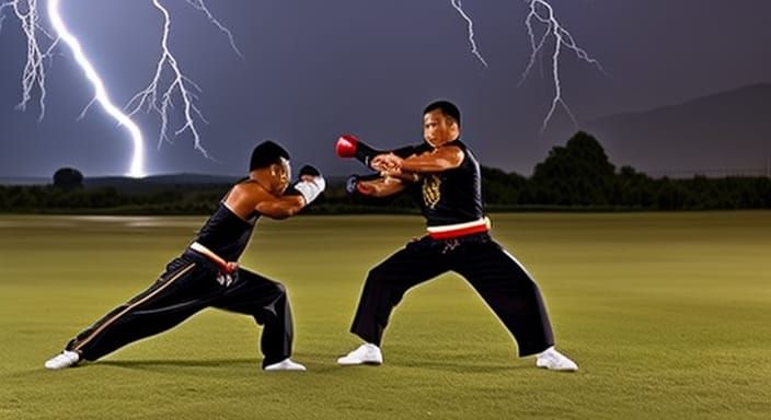 Kung-Fu Fighting Scene in High Resolution