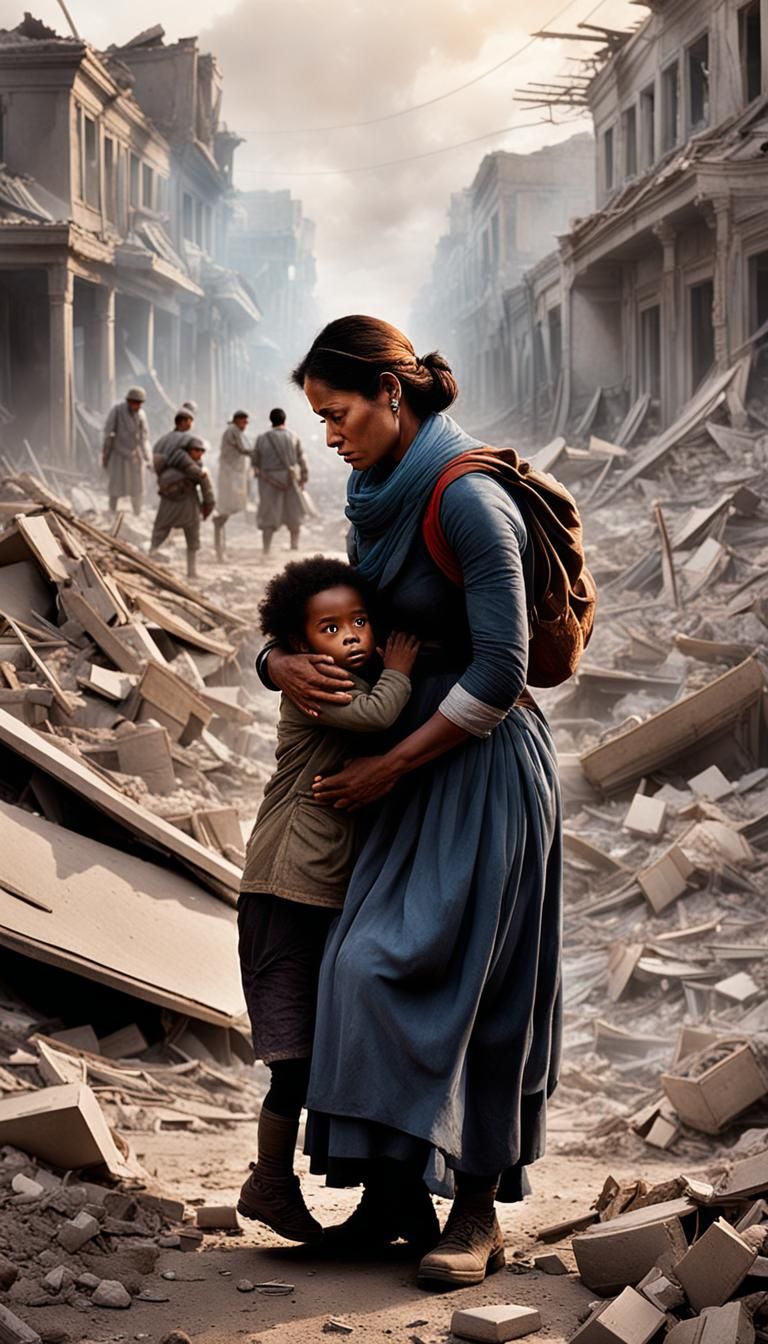 Resilience: A Mother and Child in Wartime