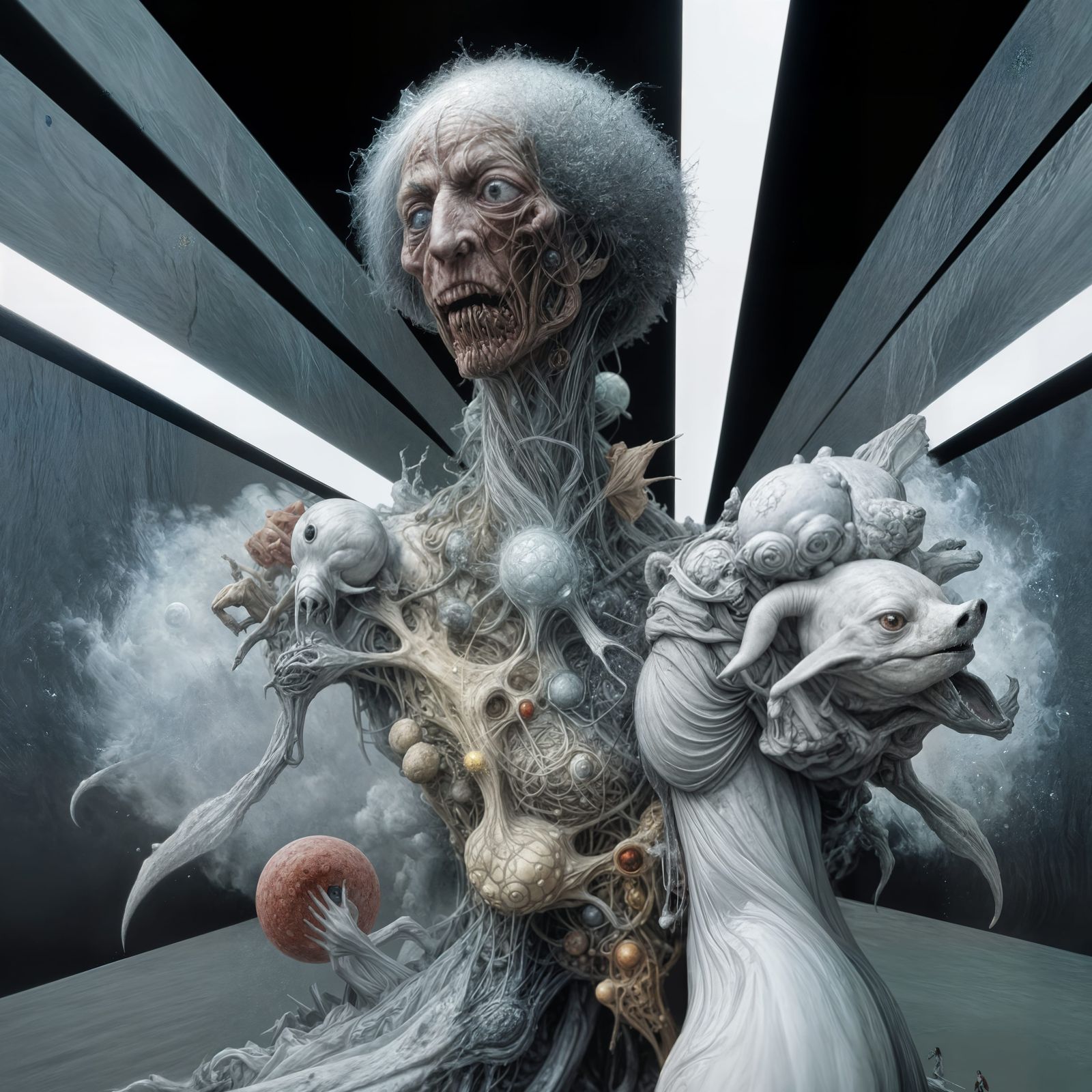 Transporter Accident - One Millionth of a second image of the ongoing Transporter attempt that's been accidentally blend...