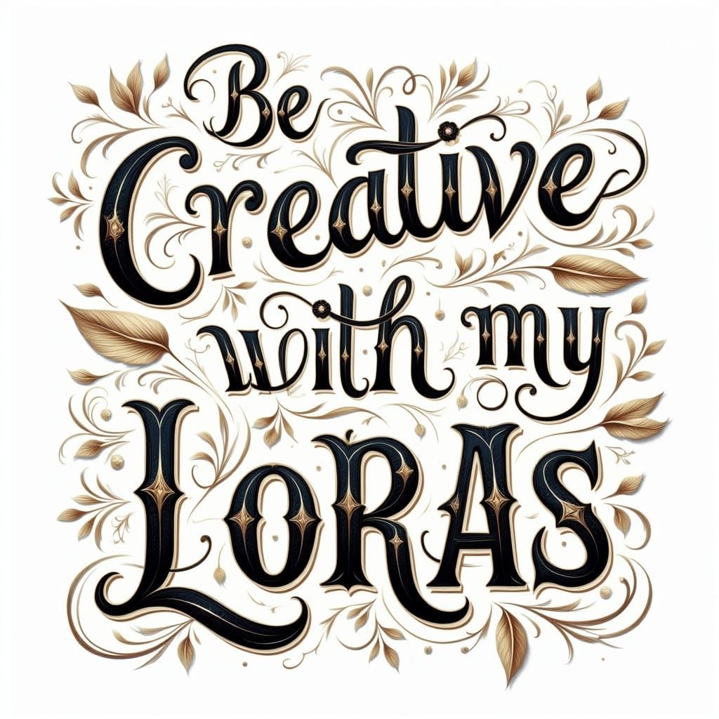 Elegant Typography with Vintage Hand-Drawn Aesthetic