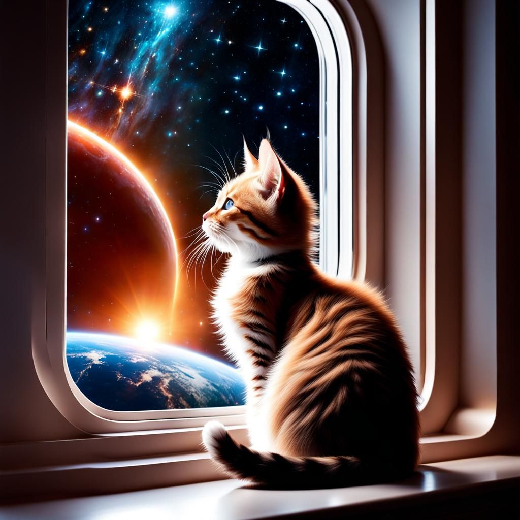 Feline Life On A Spaceship