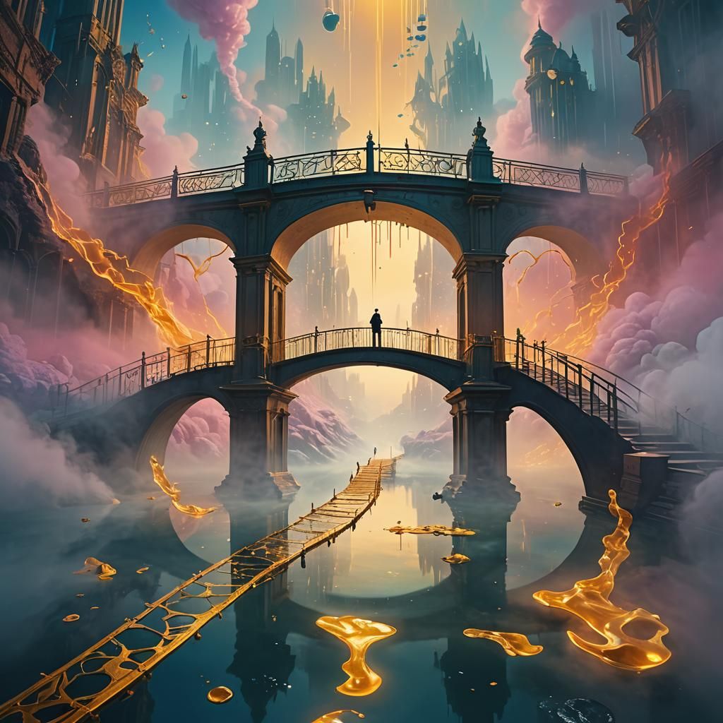 Surreal Word Bridges Connecting Distant Realms