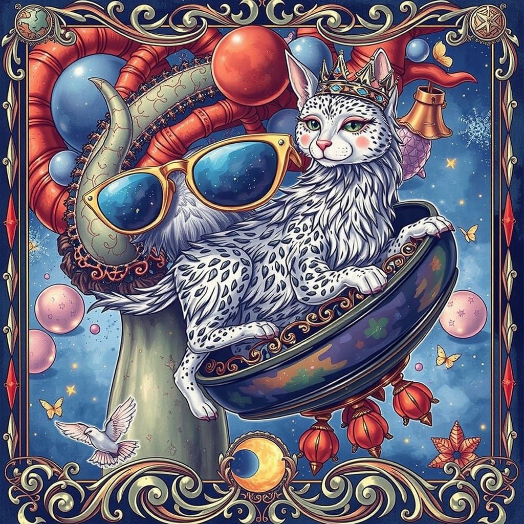 Abstract Expression of Artistic Genius