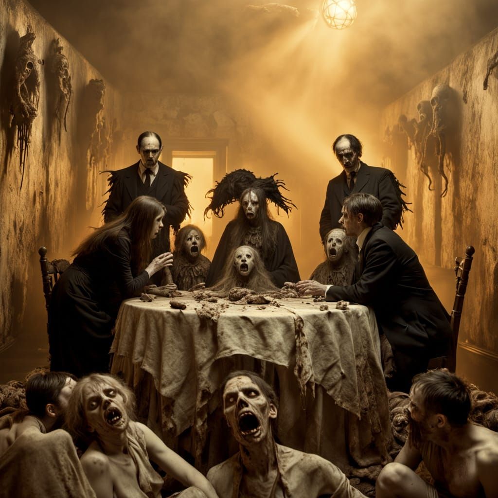 Surreal Horror: God as Meat in Sepia