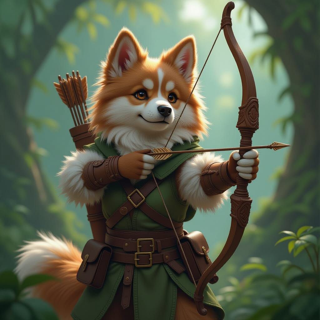 Shoony Ranger in a Detailed Matte Painting