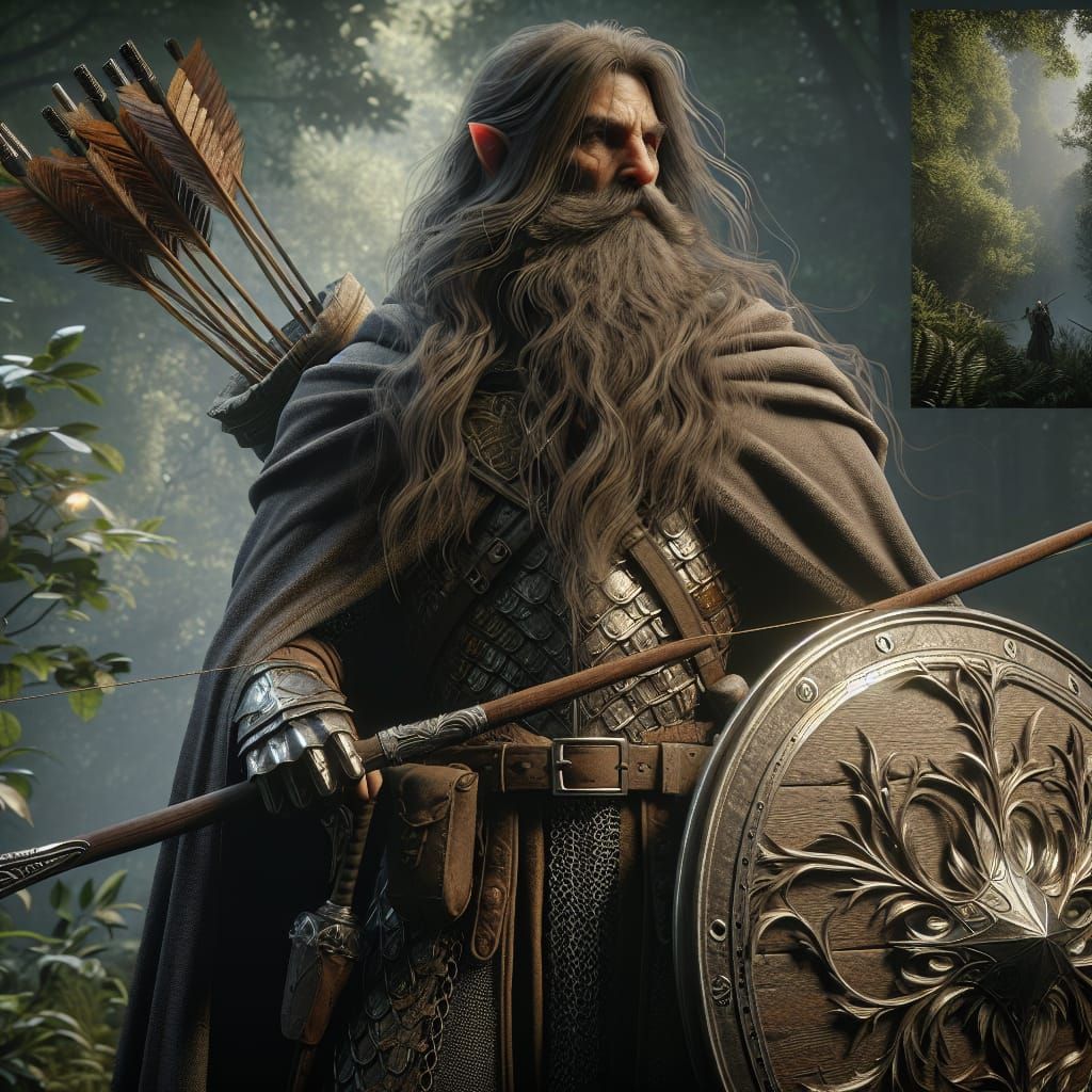 Armored Forest Gnome Warrior Concept Art