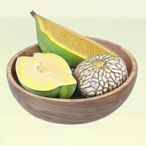 Realistic Jackfruit Still Life in Colored Pencil