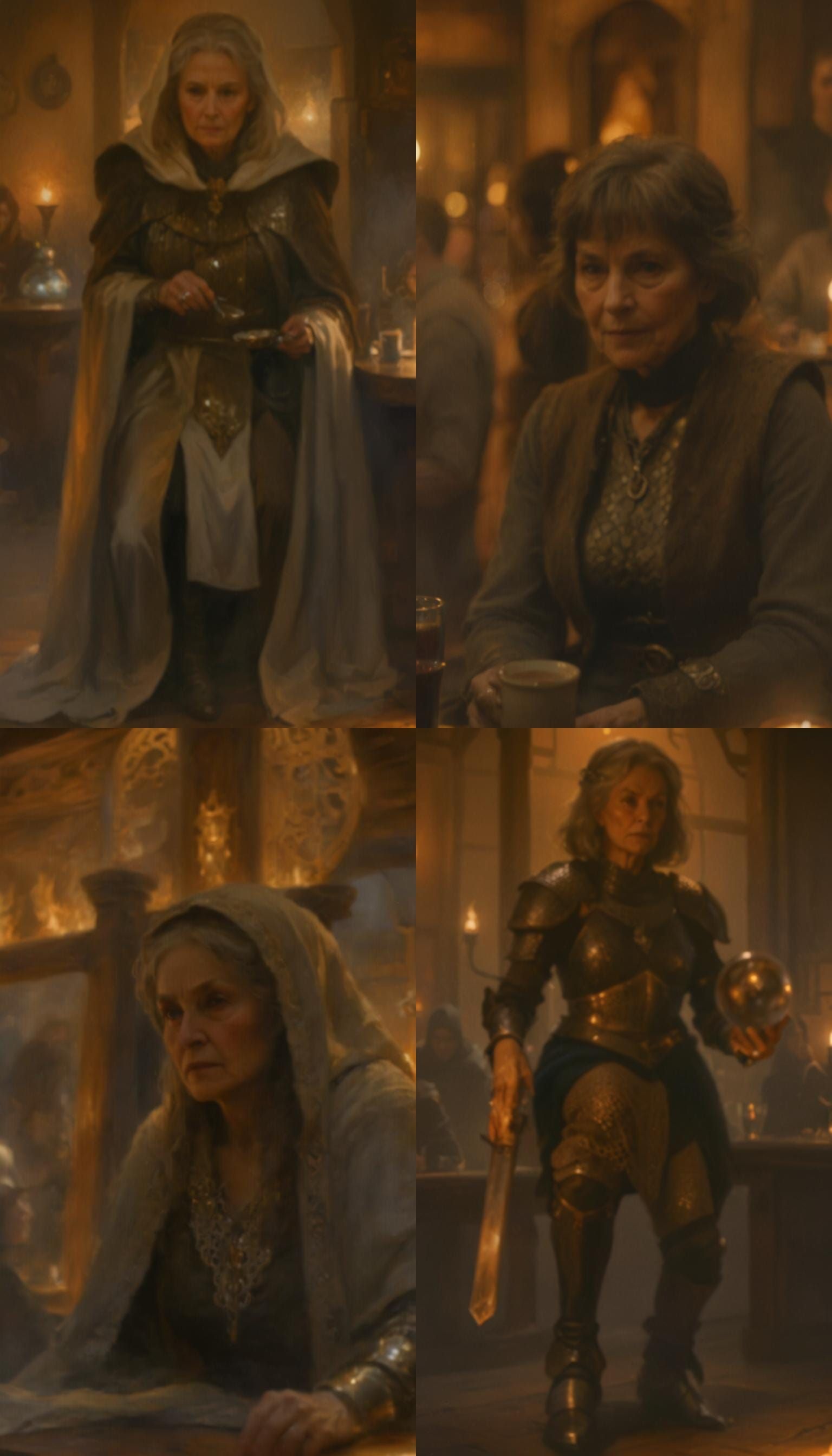 Enigmatic Armored Woman Foresees Dark Times