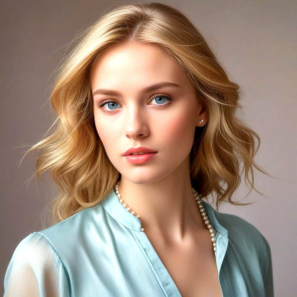 Elegant Swiss Beauty in Soft Pastels