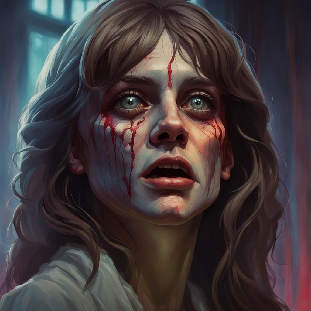 Possessed Regan Teresa Macneil (film The Exorcist)