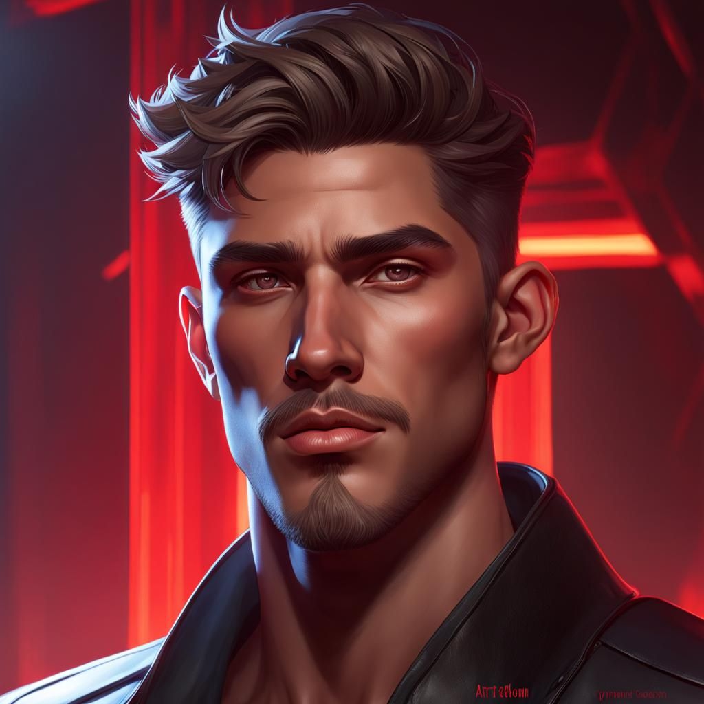 Red Lips, Mocha Skin 231119F