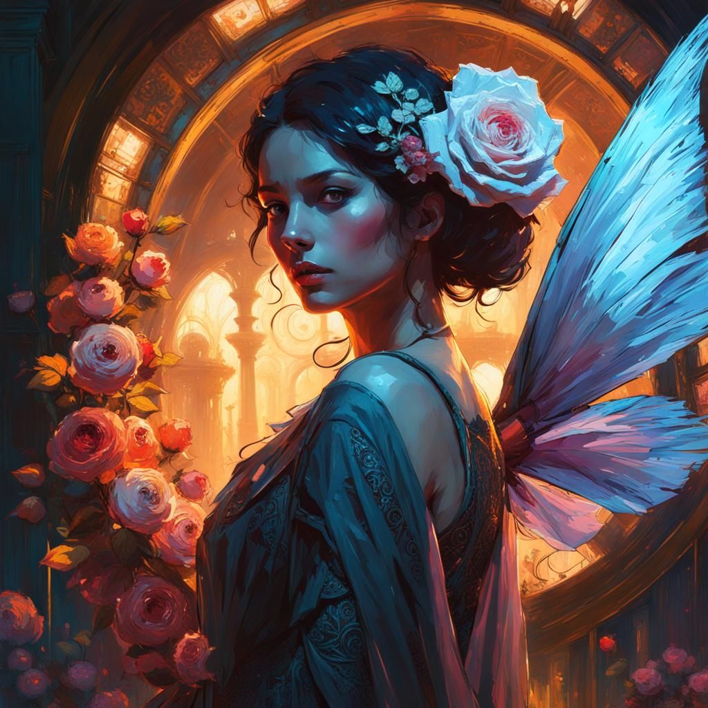 Magic Rose: Hyperdetailed Concept Art