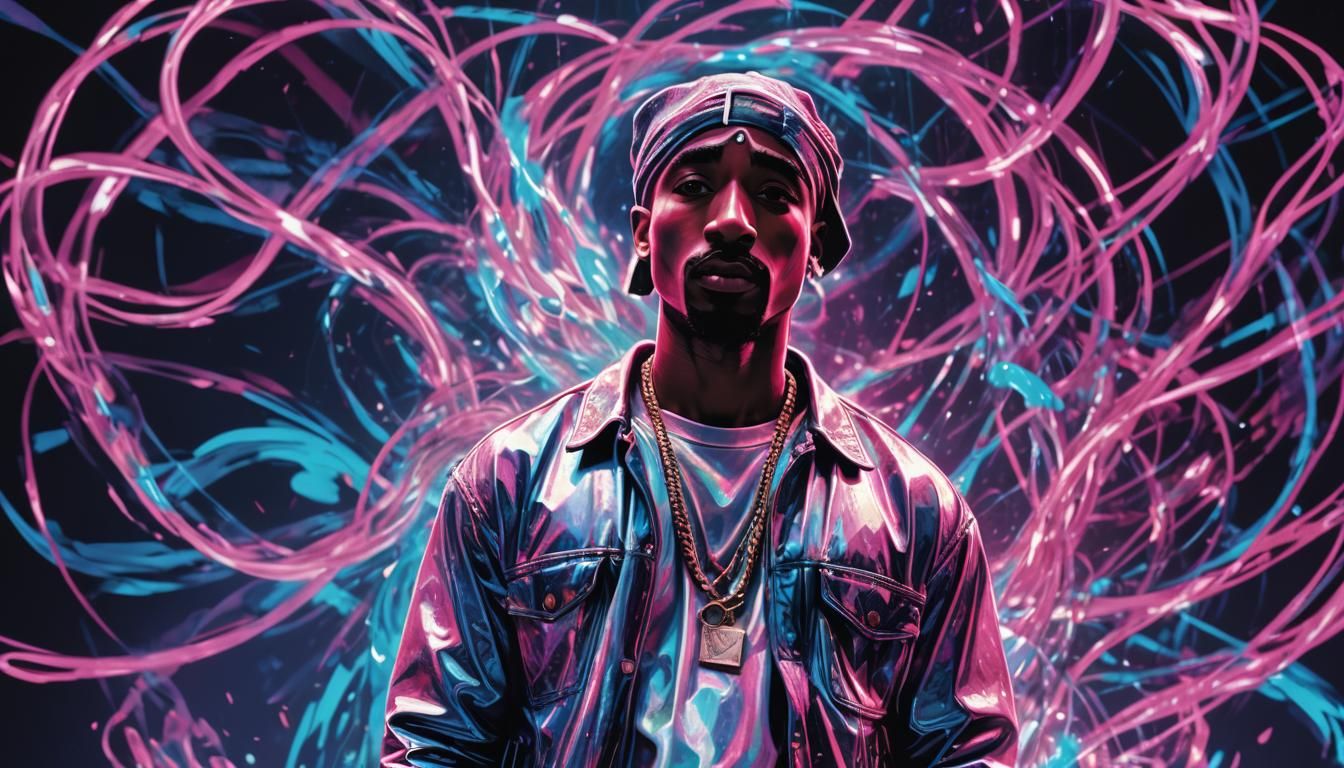 Holograph of Tupac Shakur