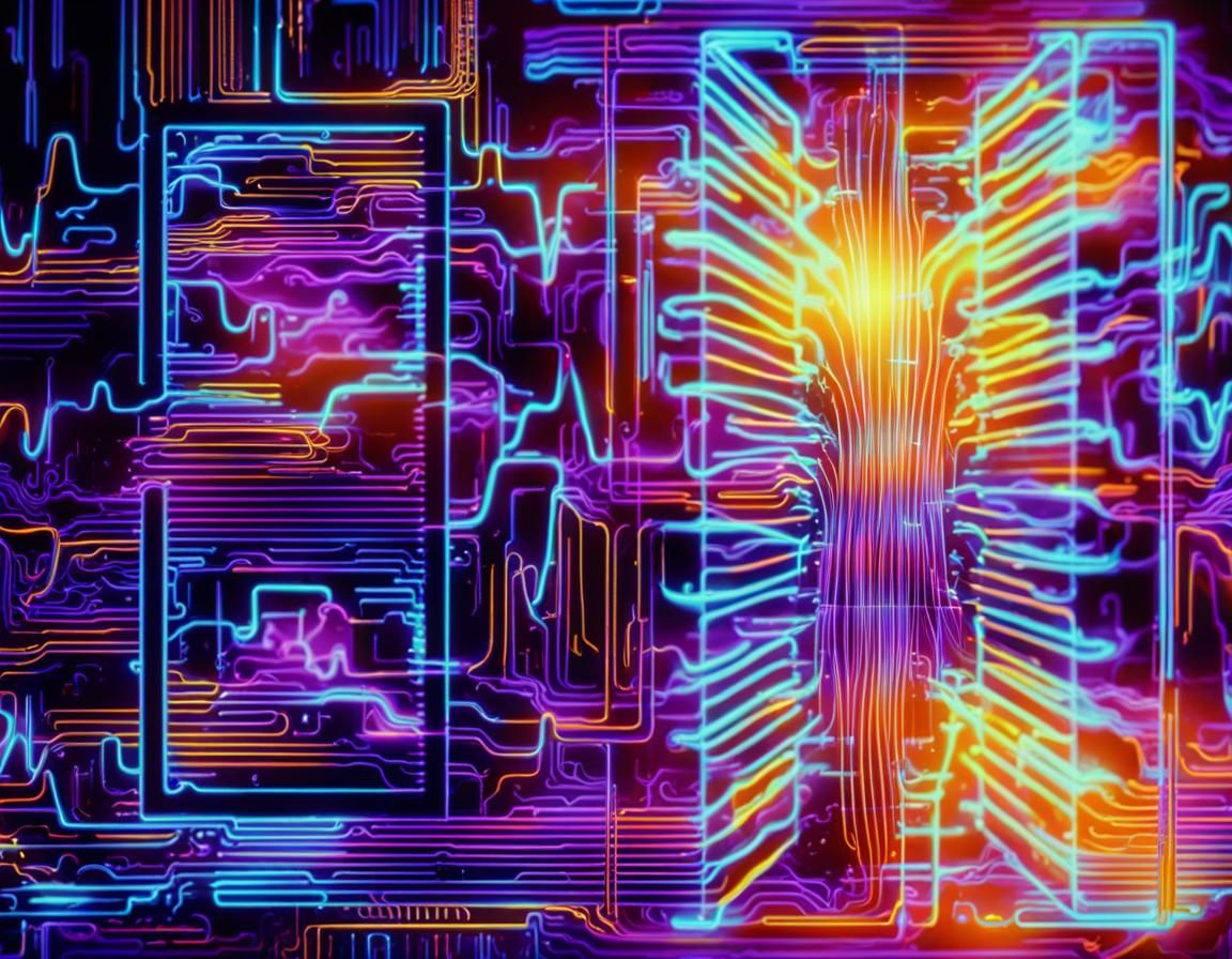 Electromagnetic Pulse Radiating in Surrealist Style