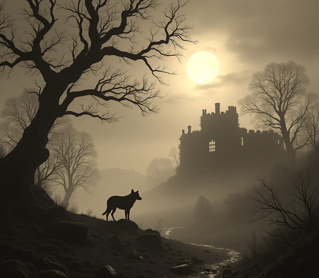 Eerie Scene from The Hound of the Baskervilles