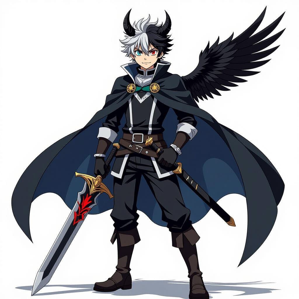 Black Clover's Asta: Half-Devil, Dual-Wielding Swordsman