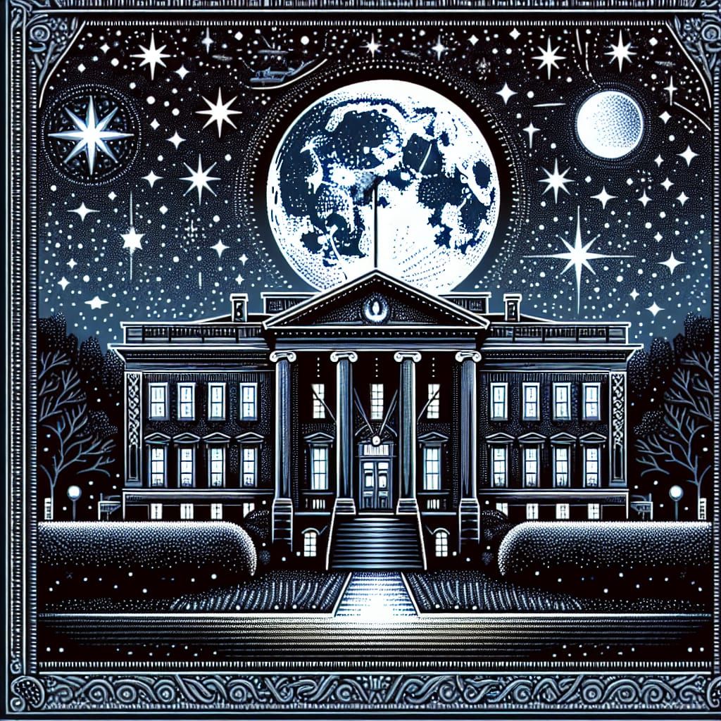 House and Moon