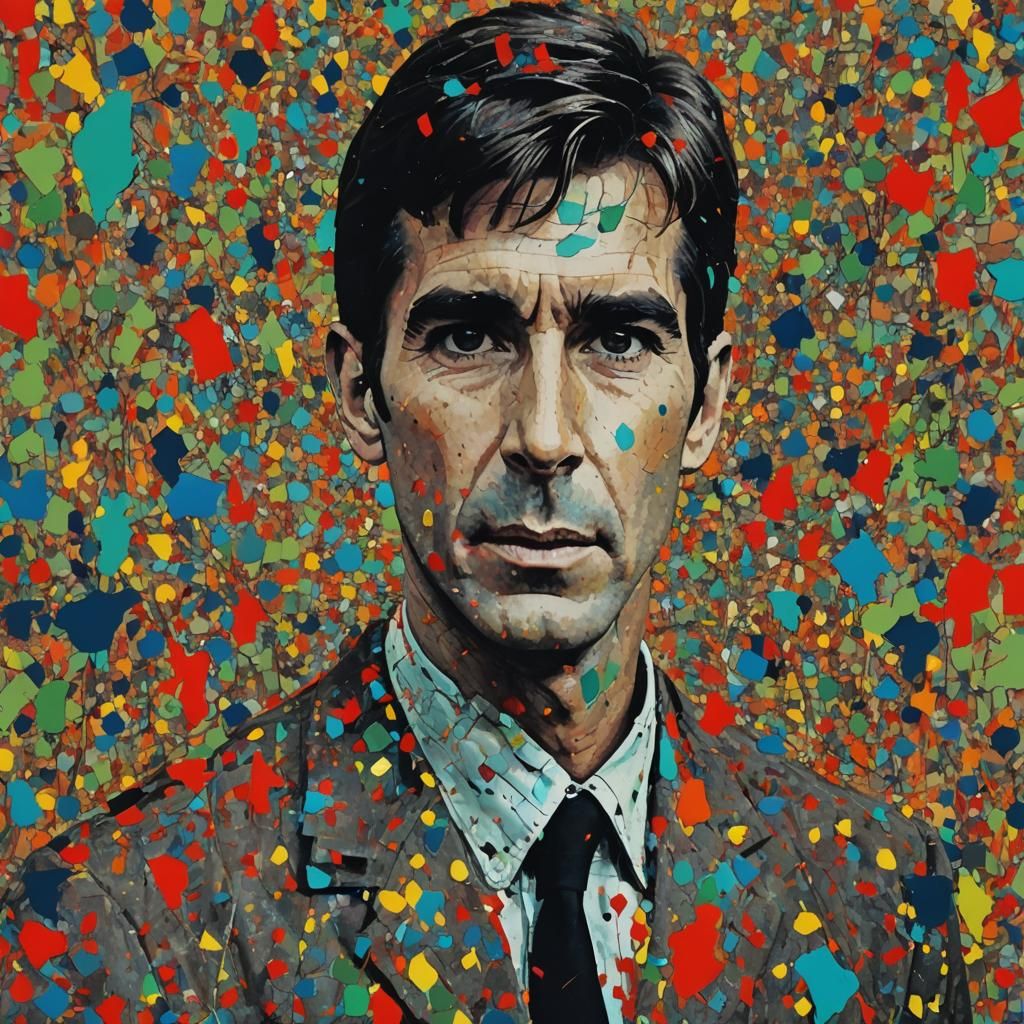 Anthony Perkins as Norman Bates: Abstract Portrait