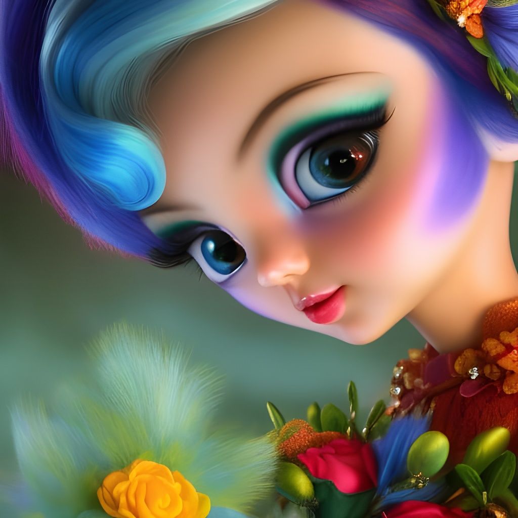 Pixie the Big Eyed Doll