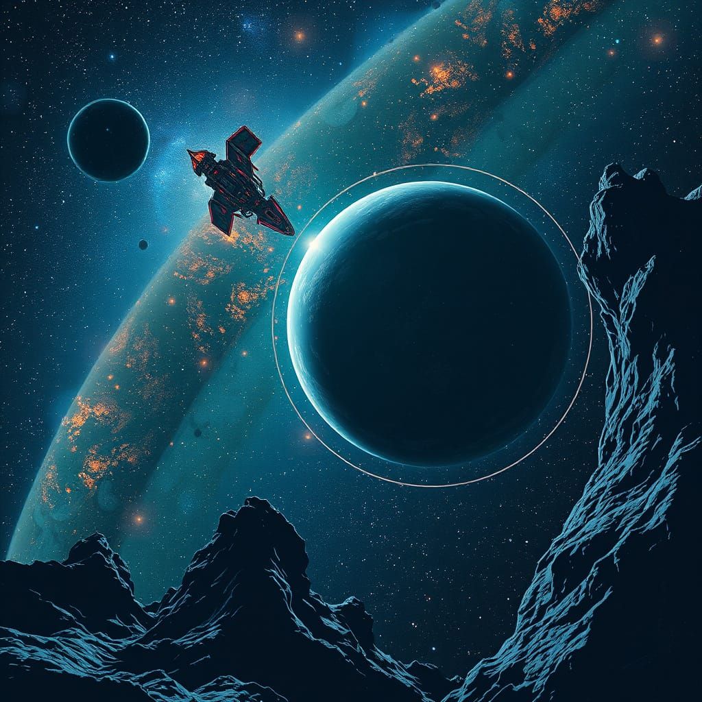 Spectacular Nebula in Deep Space