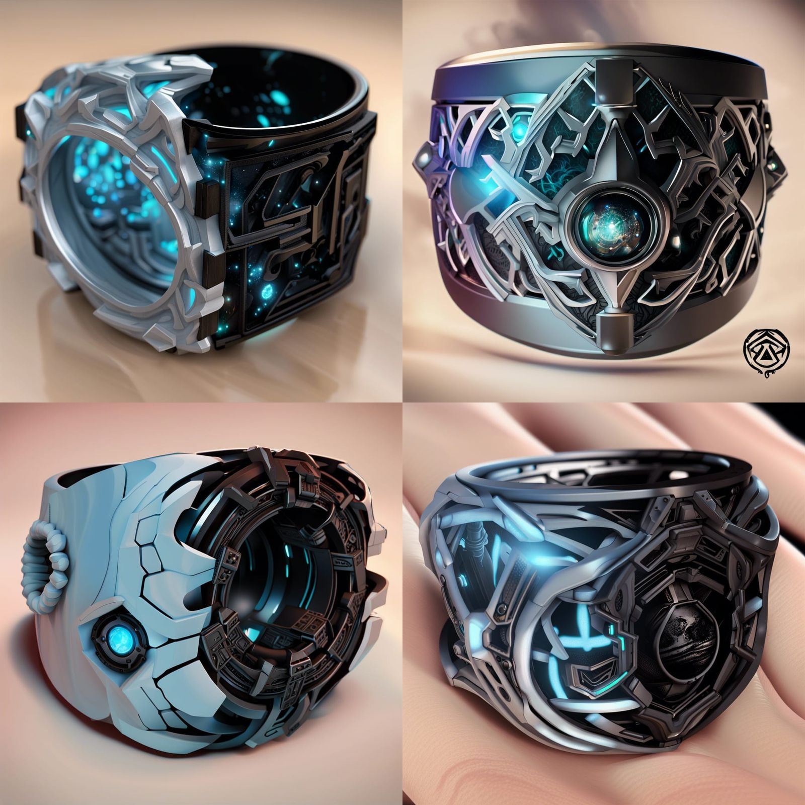 Eternum Nexus Ring: Futuristic DC Concept Art