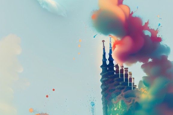 Barcelona Vaporwave Art by Cina, Seveso, Rolando, Mumford