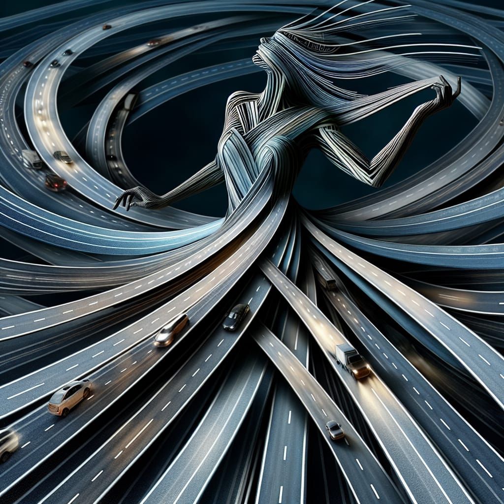 Woman's Dance: Highways and Roads in Surreal Art
