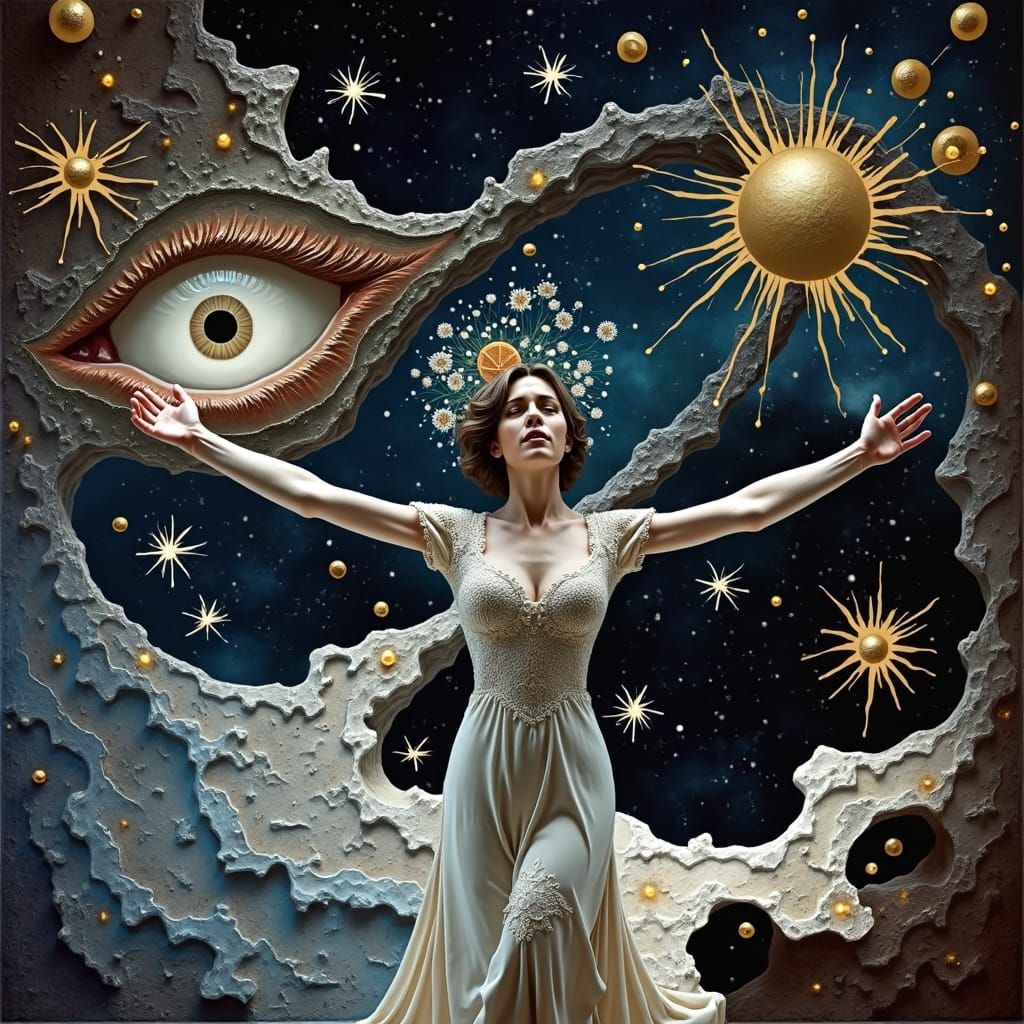 Surreal Edge of Reality: Cosmic, Artistic, Quantum