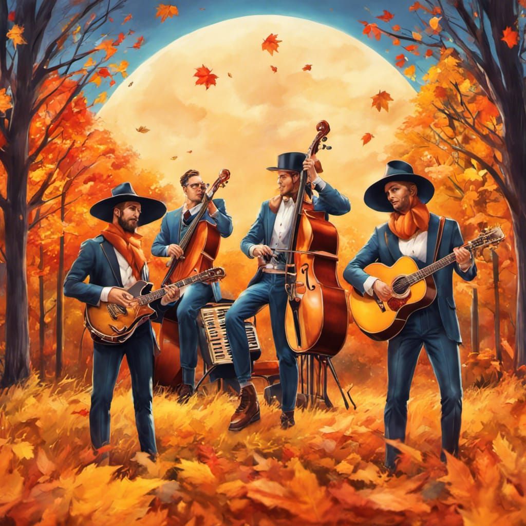 Die Band Aurelia (Wind) im Herbst