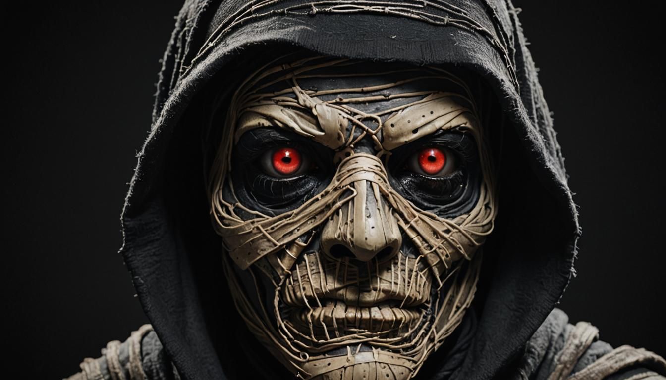 Dark Mage with its head wrapped in bandages