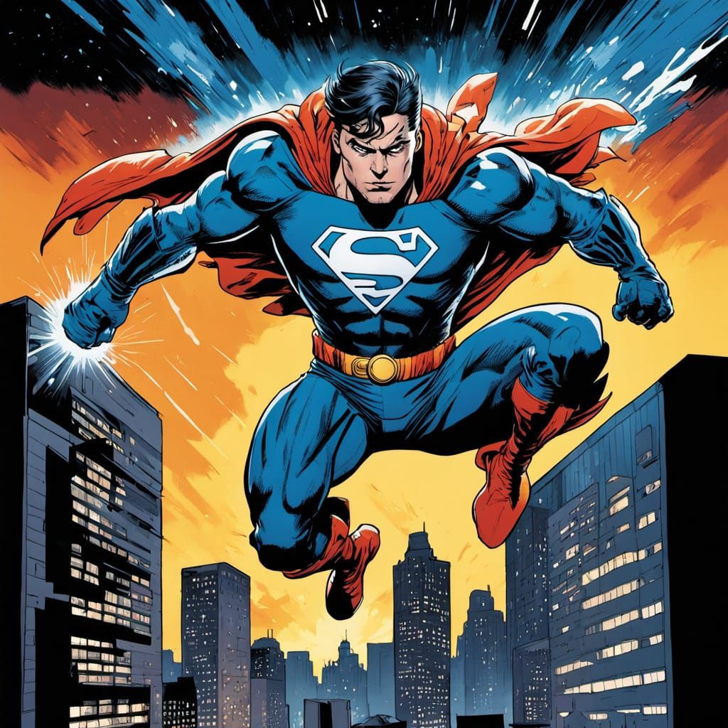 Superhero Parkour Between Buildings with Haley's Comet