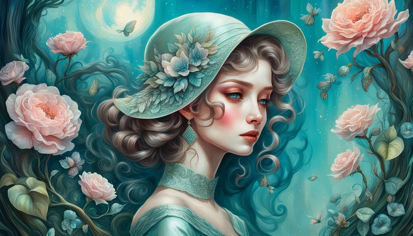 Lady  from the 1950s  by@Chrystal