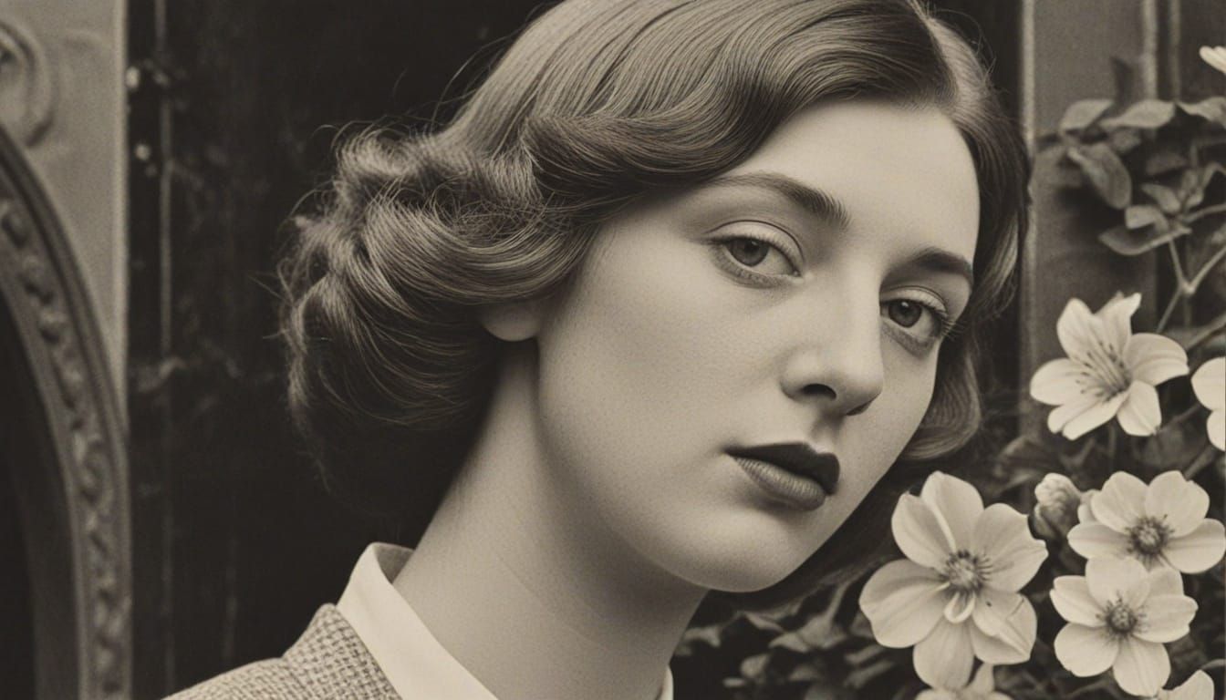 Monochromatic Photogravure of a Reflective Scene