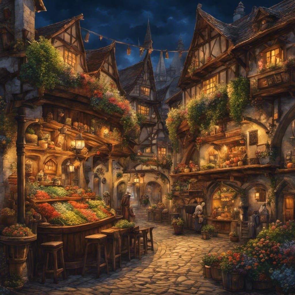 Small medieval village somewhere in Germany...