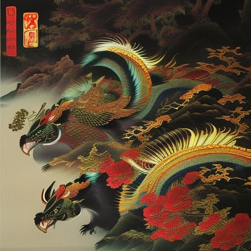 Chinese Electronic Music in Comic Book Art Style